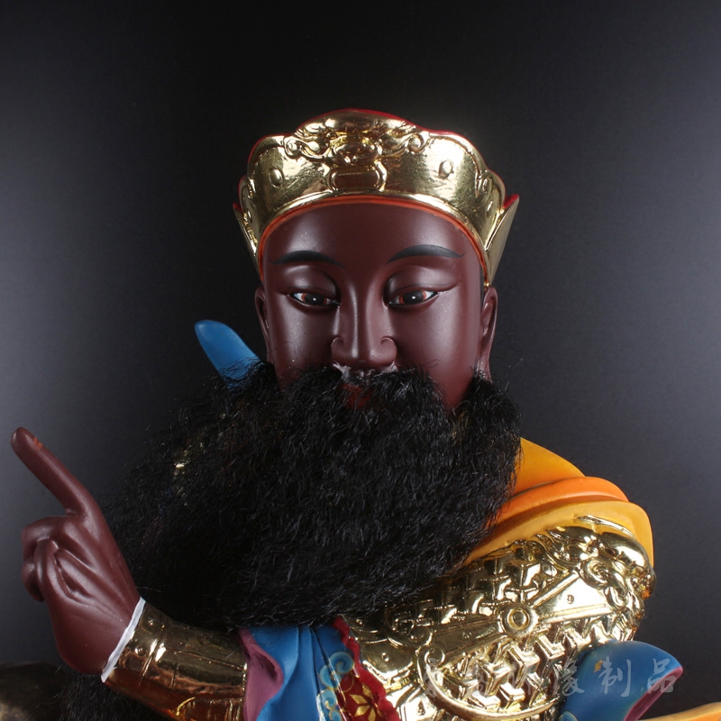 上帝玄天北帝真武大帝北极真君元天神像树脂摆件