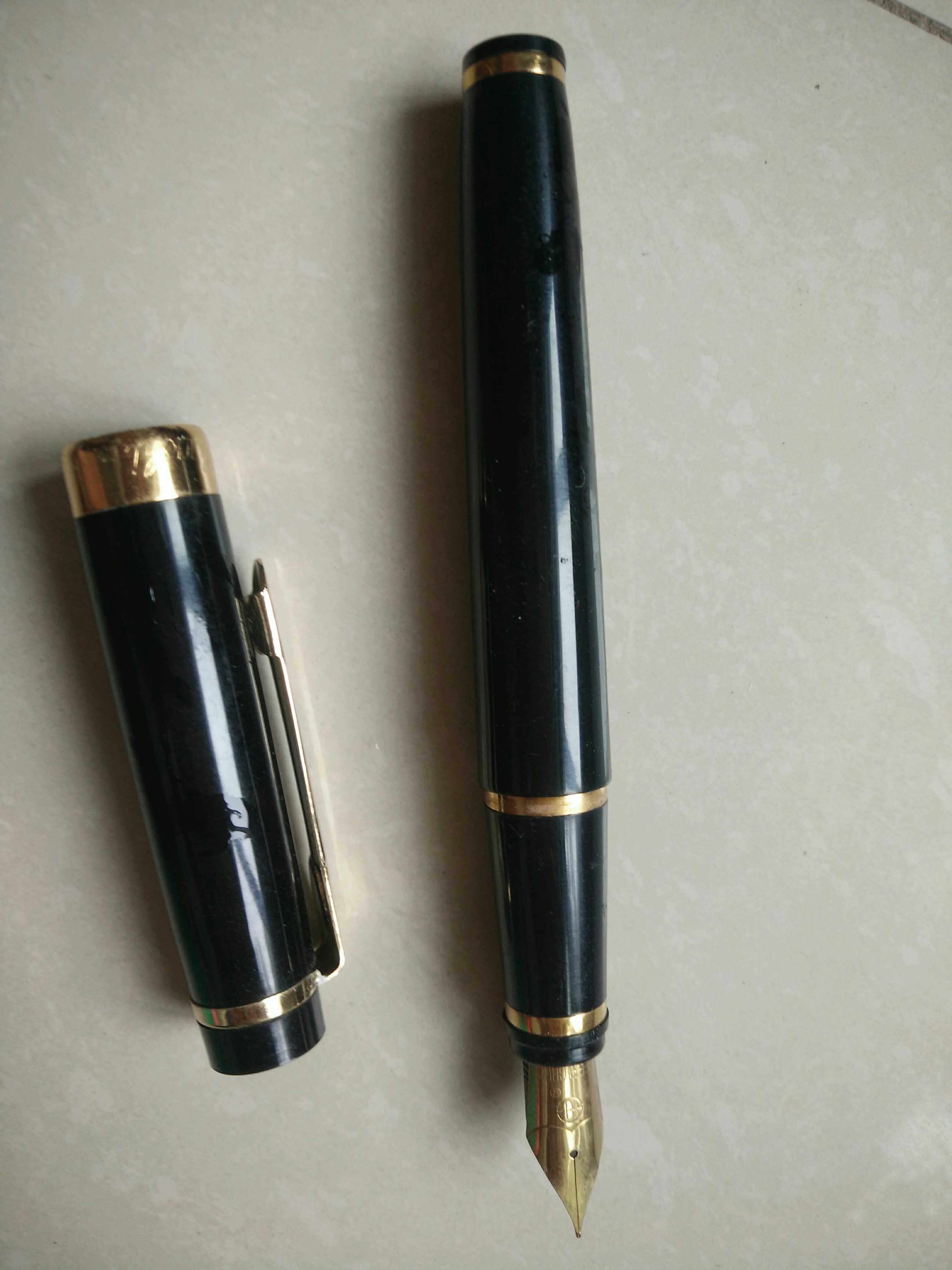 库存全新90年代华士牌大号书画画笔书法专用钢笔钢笔