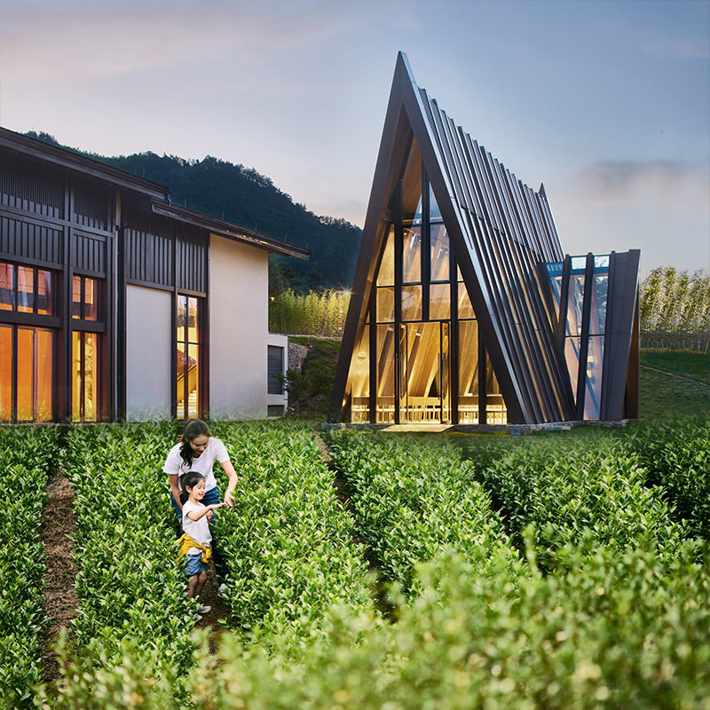 3天浙江湖州安吉clubmed度假村亲子茶园梯田互动境内酒景套餐