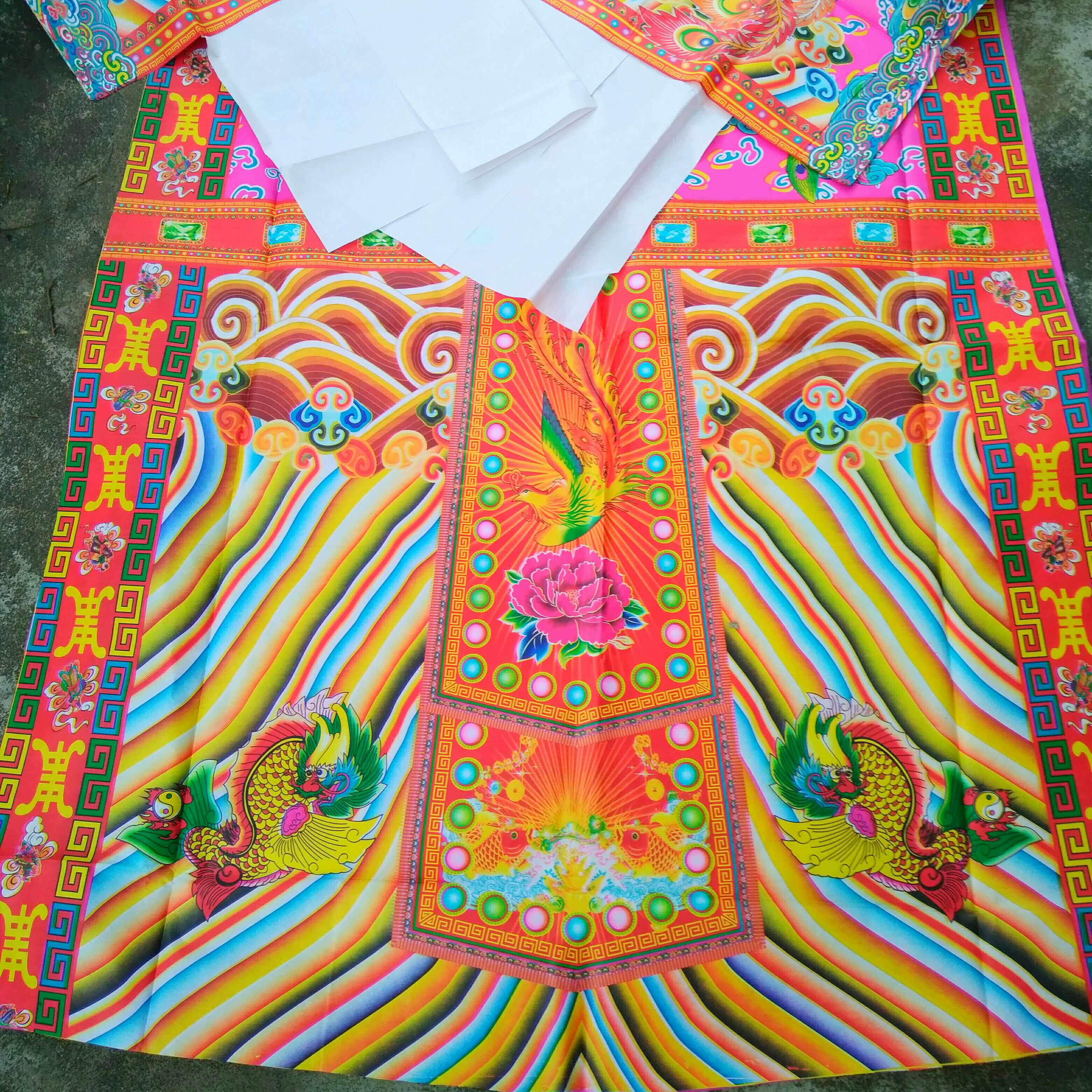 娘袍潮汕拜神手工用品神袍谢神纸袍诞辰夫人其他宗教工艺品