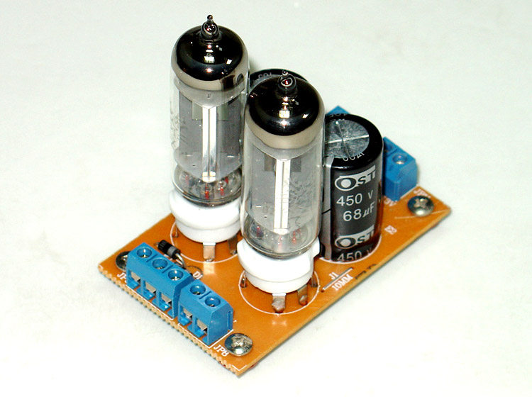 放唱电源高压电高压滤波整流放用胆耳6z4机前电子管