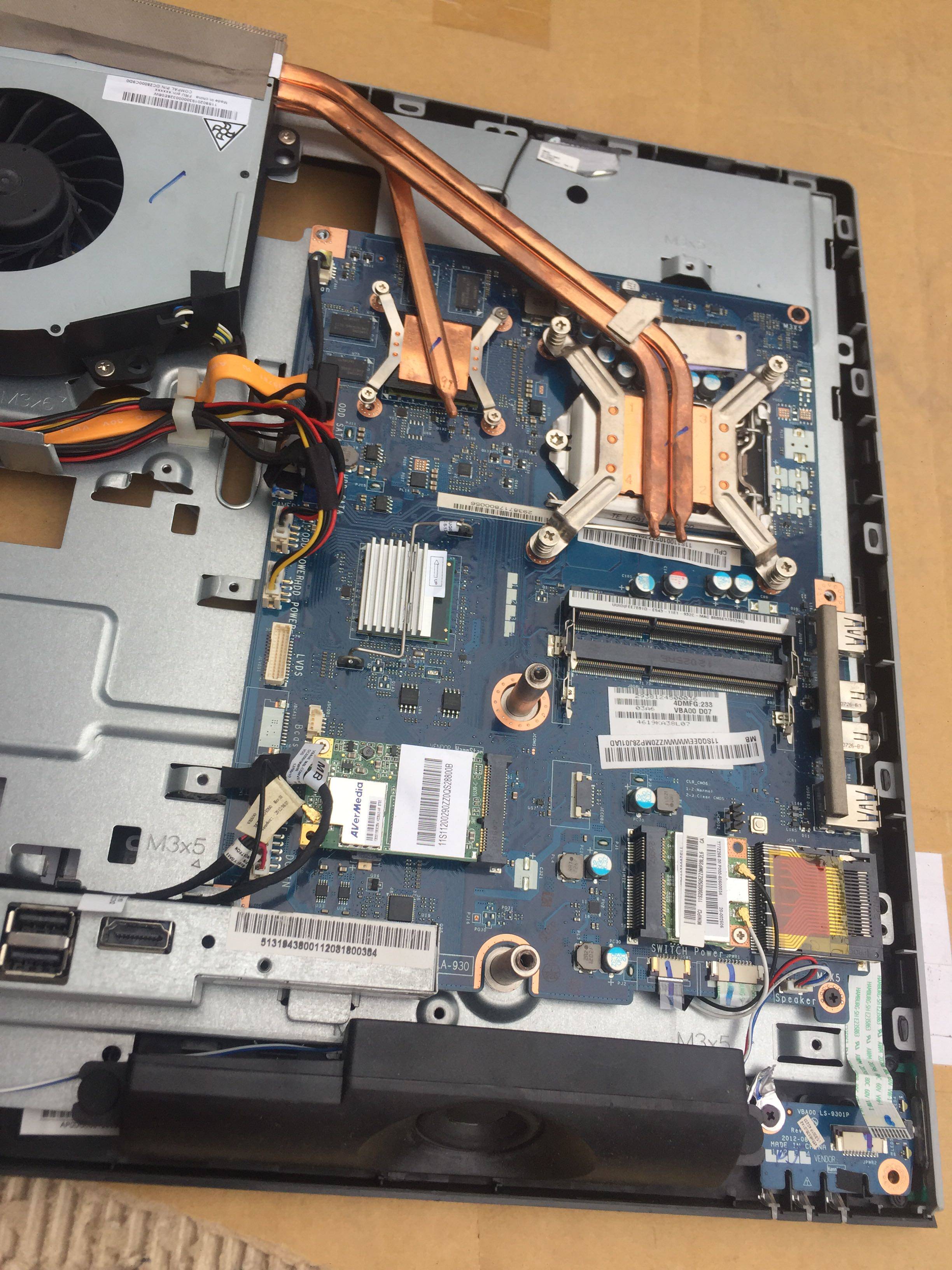 联想一体机c540拆机高压板压板开关风扇散热器io其它电脑元件