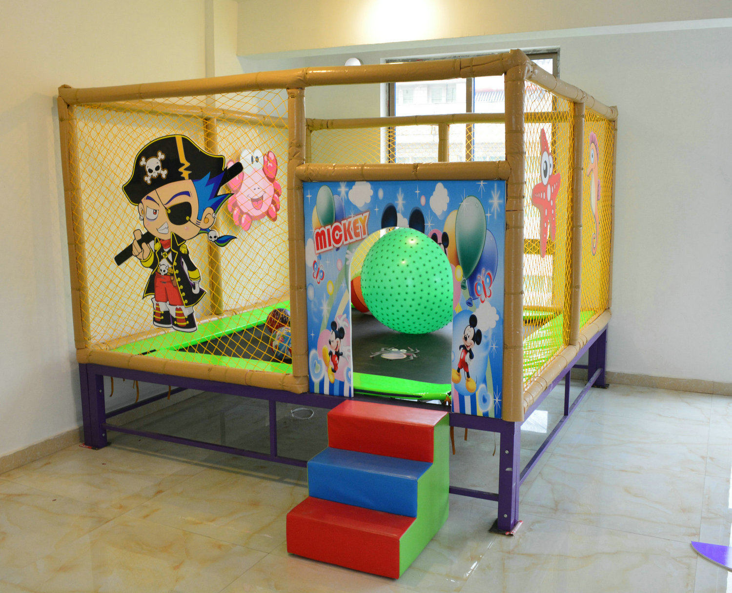 蹦床儿童蹦蹦幼儿园广场游乐设施淘气堡跳跳组合滑梯跳跳床