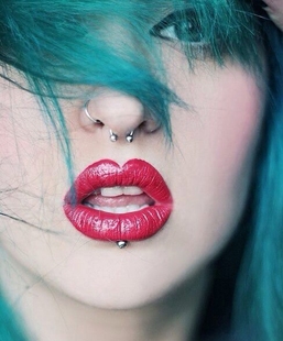 眉钉简约脐环唇环耳钉耳骨钉马蹄环耳圈 钛钢鼻环阴环pa环女士男士