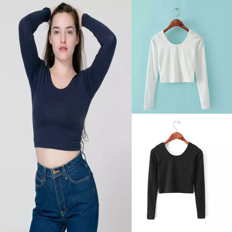 上衣长袖舞蹈包邮肚皮紧身修身练习露脐肚皮舞上装