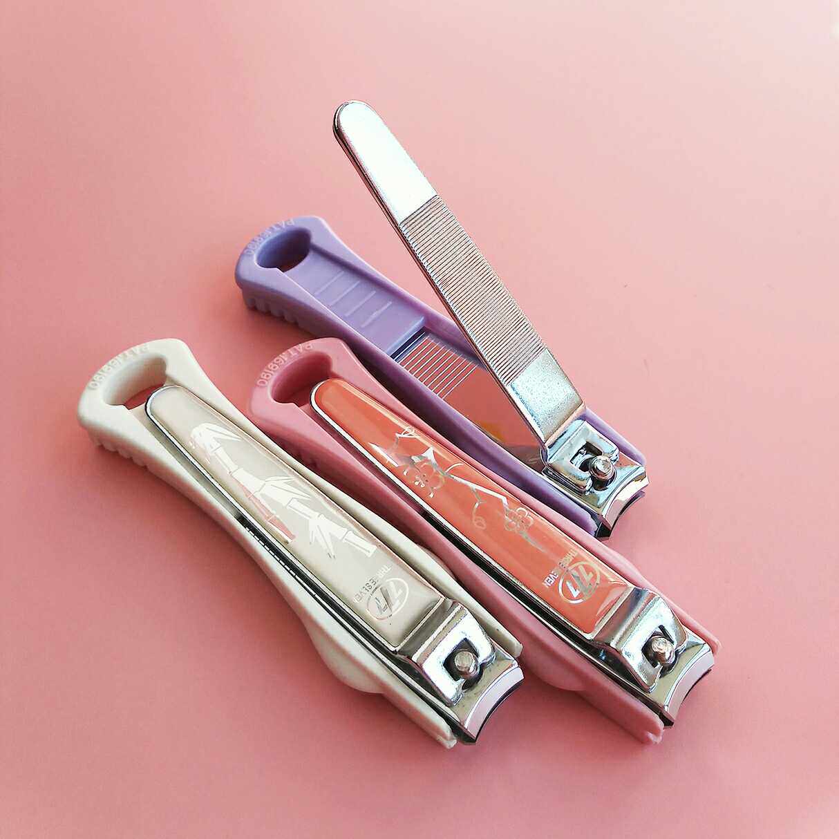 韩国进口777threeseven三七指甲钳指甲刀防崩大号特价指甲钳