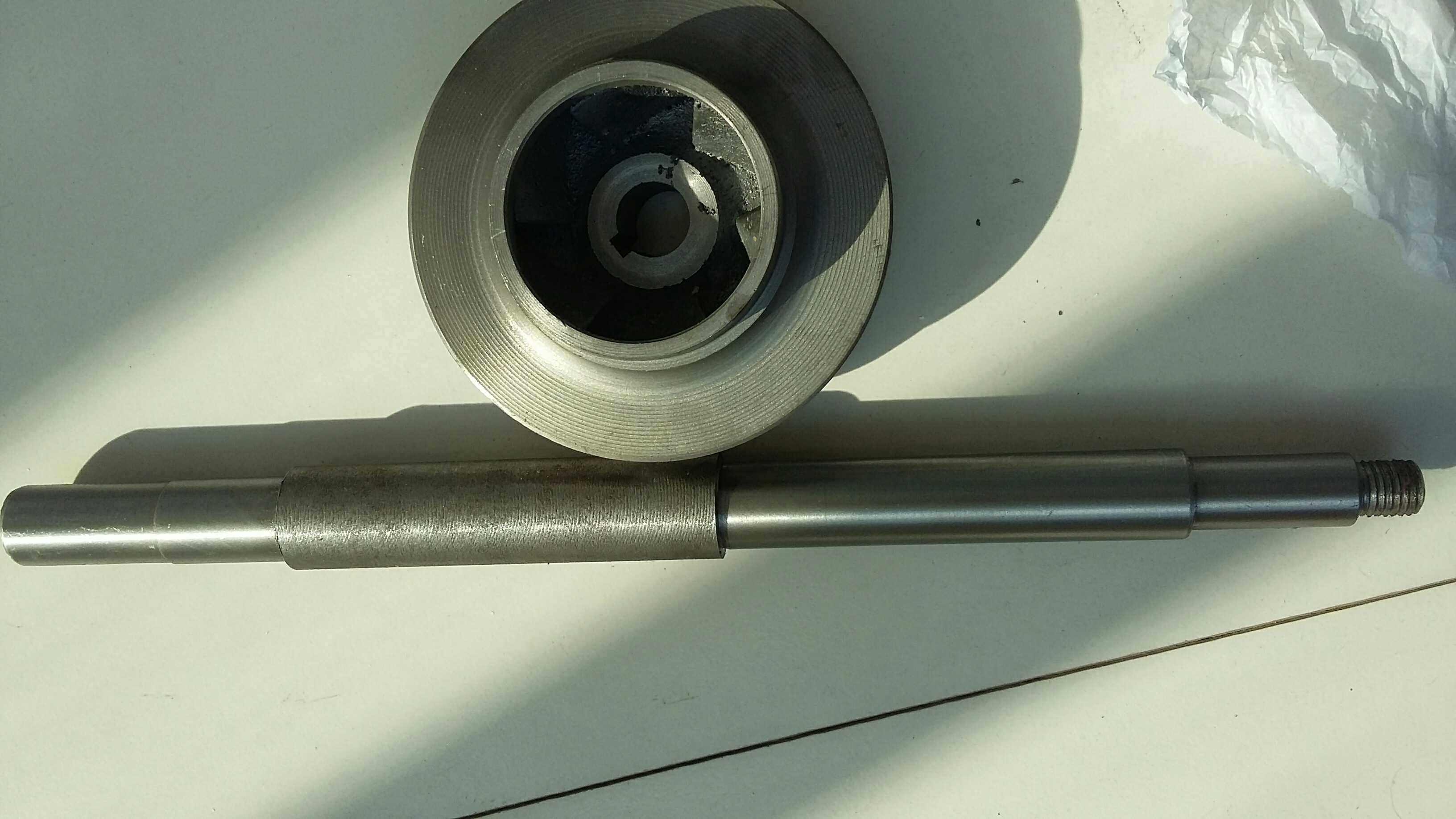 直销is6550125清水离心泵厂家优质配件叶轮泵轴机械水泵