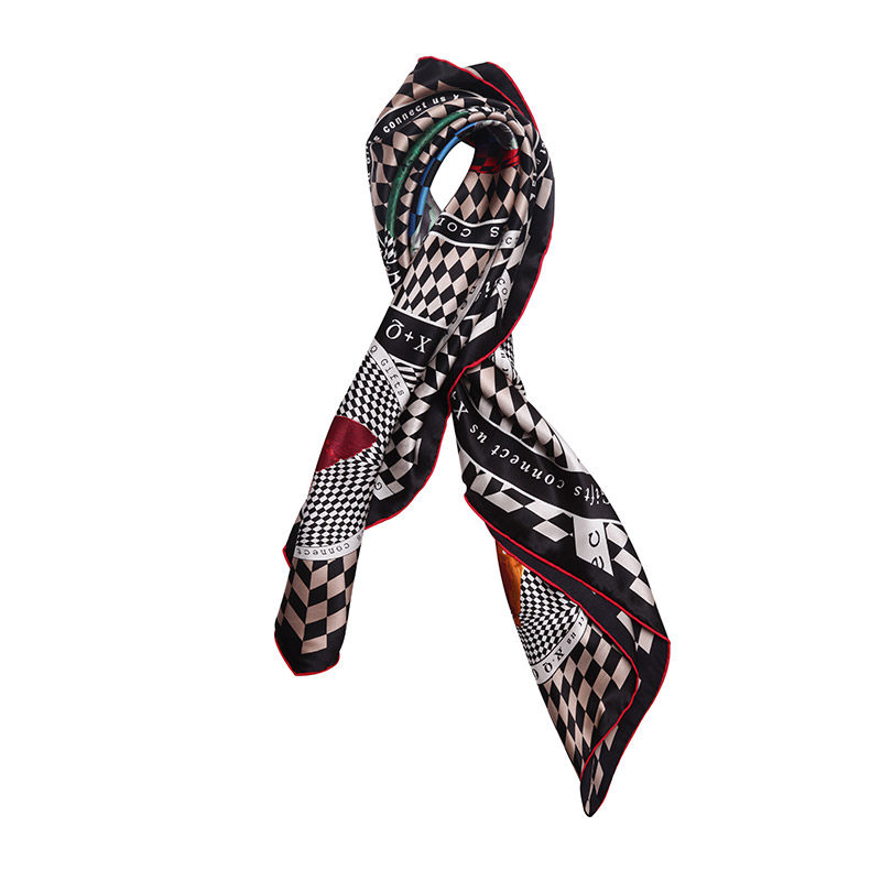 稀奇艺术礼物迷幻天使迷幻天使真丝丝巾女士围巾创意礼品