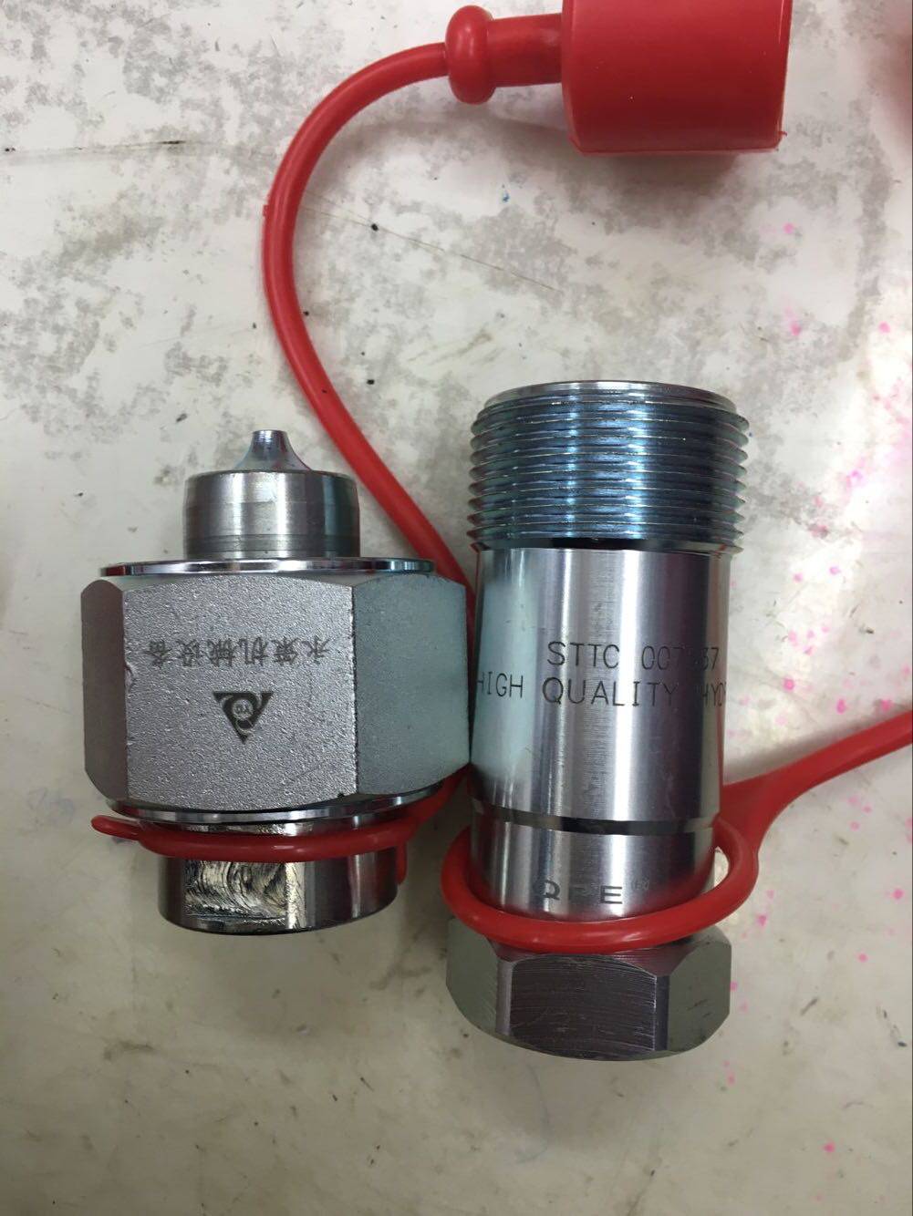 液压快速接头螺纹插头快换高压英制美制快插其他液压工具