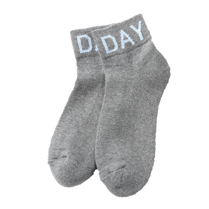 秋冬韩国英文字母彩色百搭简约纯棉短袜袜子短袜