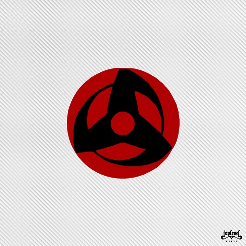 tlp镂空车贴火影忍者天照写轮眼遮瑕行李箱笔记本电脑汽车装饰贴