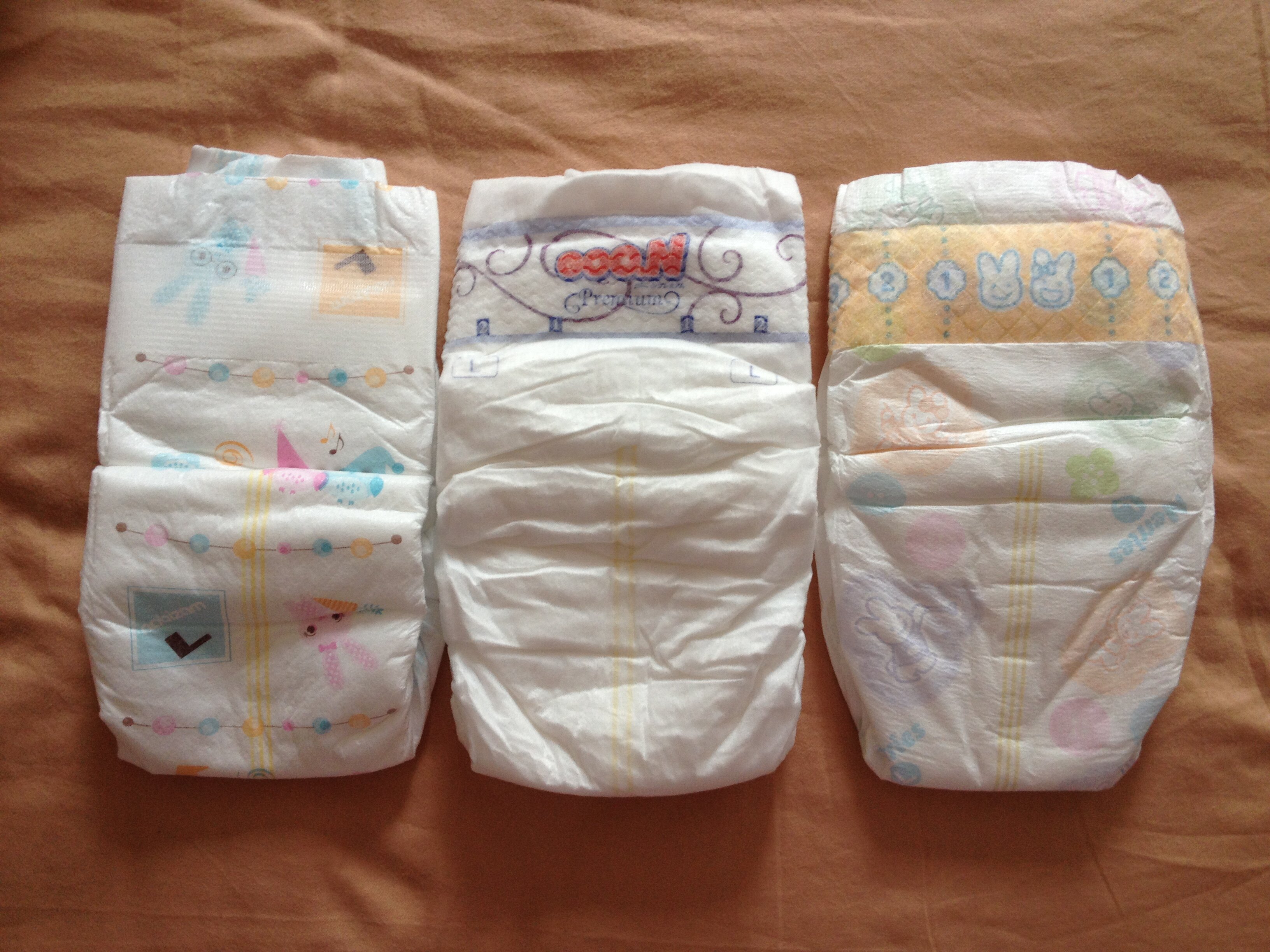 纸尿试用大王天使nabizam薄软干爽lxl婴儿超薄纸尿裤