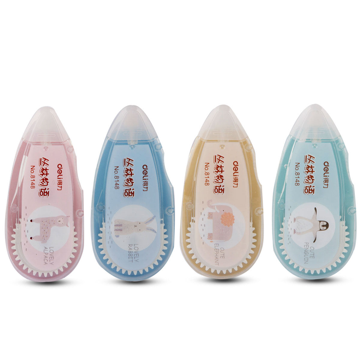 得力8148丛林物语修正可爱清新改正5mm20m修正带