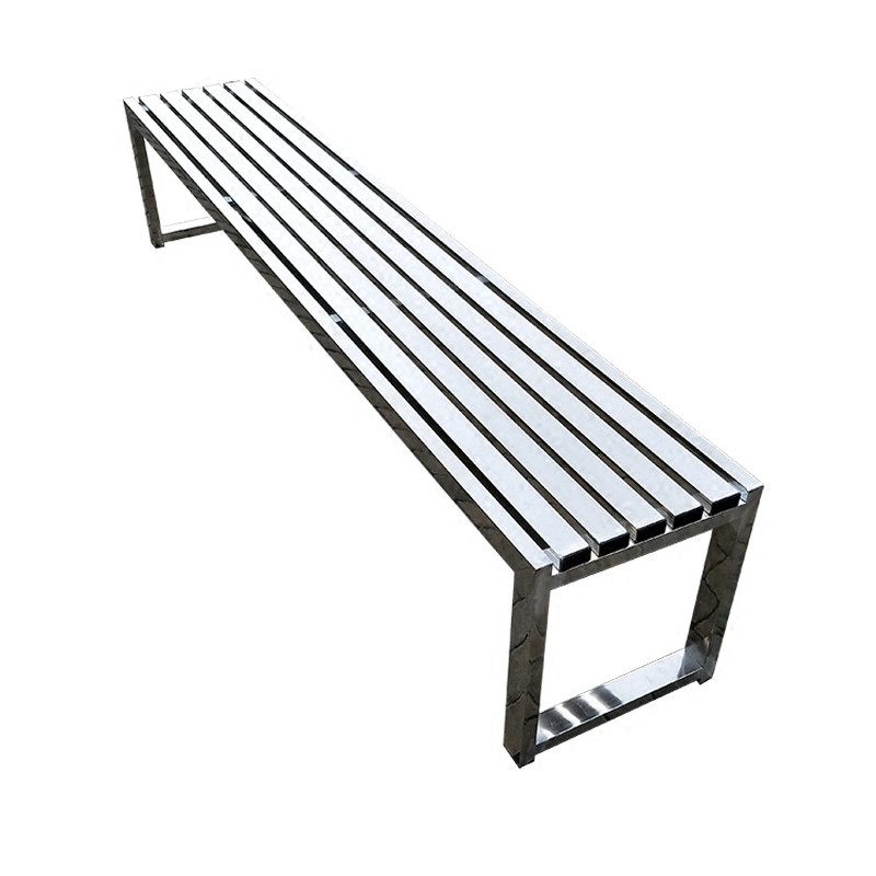 不锈钢长凳凳子公园休息户外外长条凳室外休闲公园椅