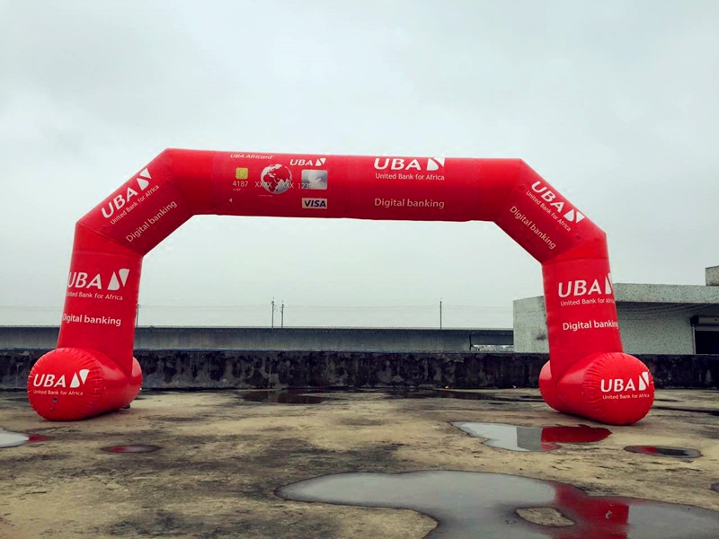 闭气充气拱门气模帐篷彩虹开业门头拱门模型拱门