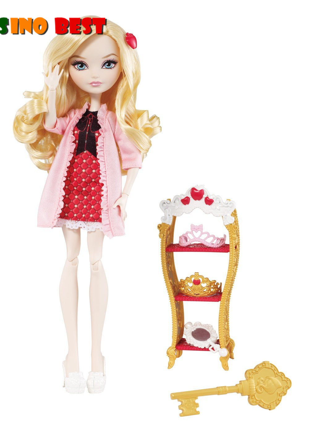 正版童话高中everafterhigh耳机机系列帽子白雪娃娃