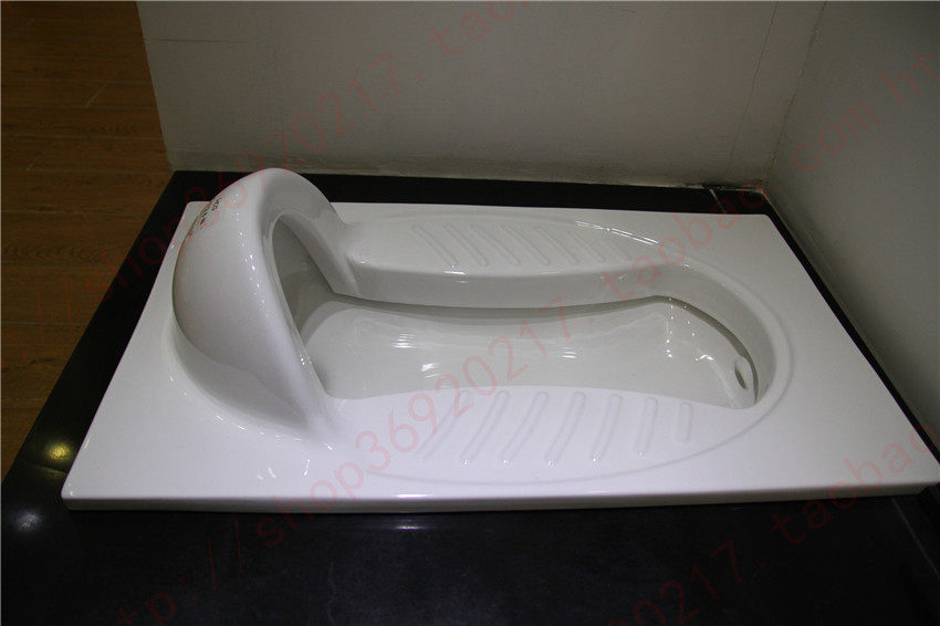 hcg蹲式存水带挡头蹲厕蹲坑陶瓷马桶便器和成蹲便器