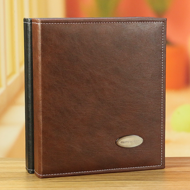 相册高档皮面商务7寸插页七寸影集160张家庭相册