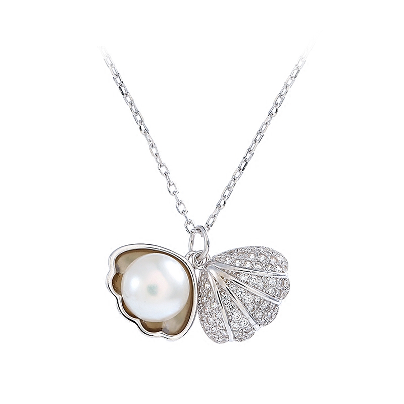 贝壳项链饰品女韩版纯银简约大方生日学生成人项链