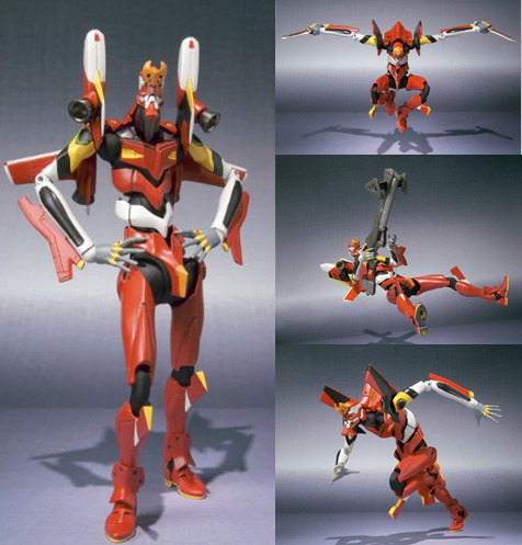 eva万代robotside新世纪福音战士二号机日版手办新