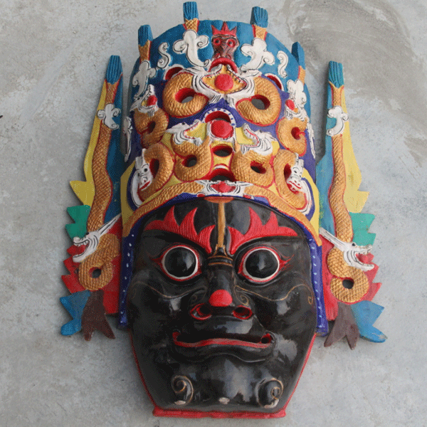 木雕木刻脸谱面具京戏京剧摆件挂件地戏傩戏木雕