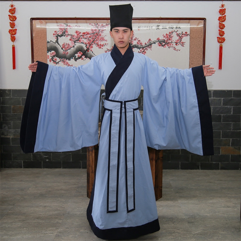 汉服栖凤阁朱子深衣祭孔服装儒生八俏执事古装汉服