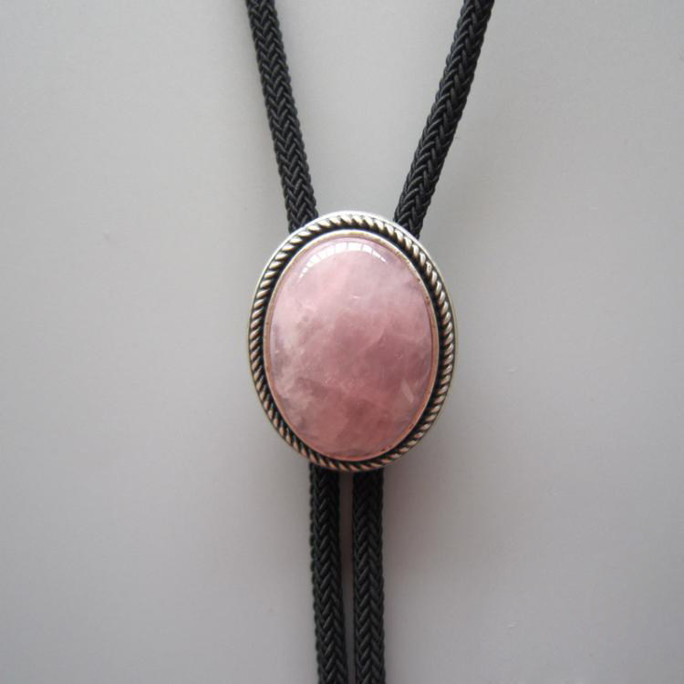 波洛领带新款男女女士通用bolotie镀银宝石领带