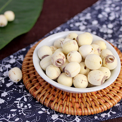 莲子磨皮湘潭无心去芯白莲子无硫农家自产湘莲莲子