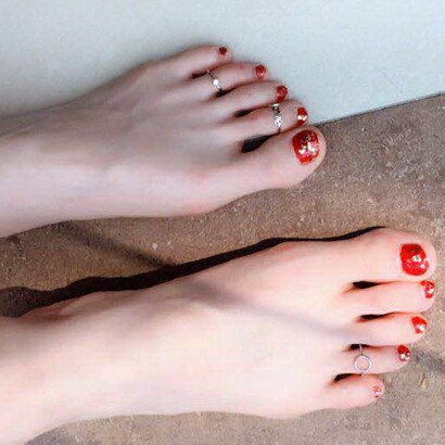 韩国代购脚趾环女脚趾戒性感脚戒指