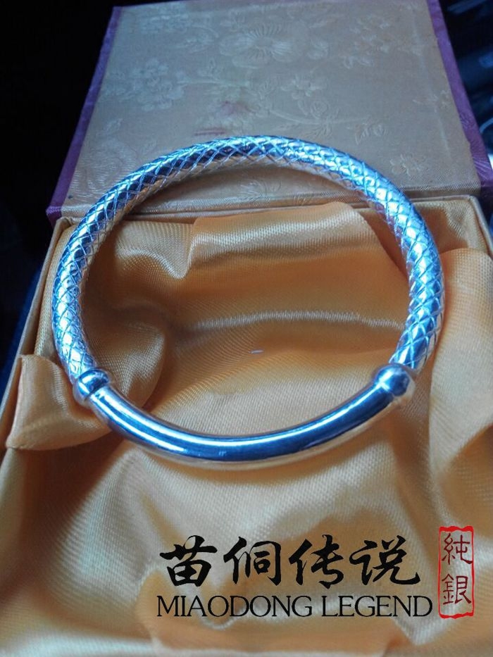 高端手工苗侗传说银饰纯银电视剧北上广不相信眼泪手镯