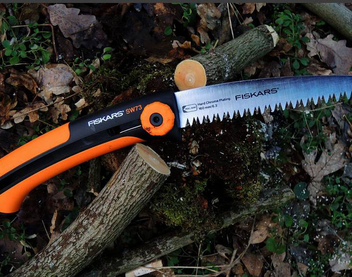 手锯芬兰菲斯卡fiskar原装进口伸缩折叠木材便捷手工锯