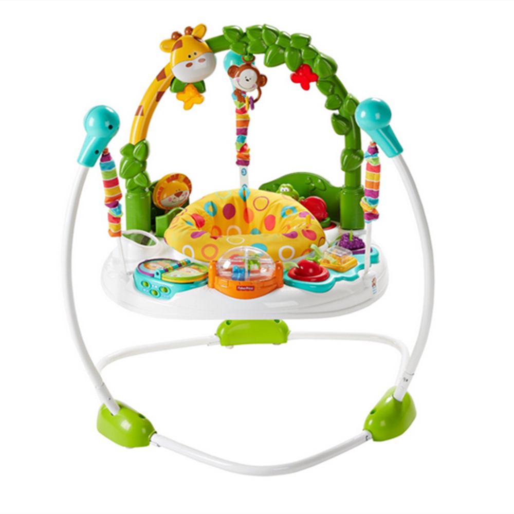 美国直邮fisherprice费雪跳跳椅婴儿健身架 婴儿蹦跳乐园