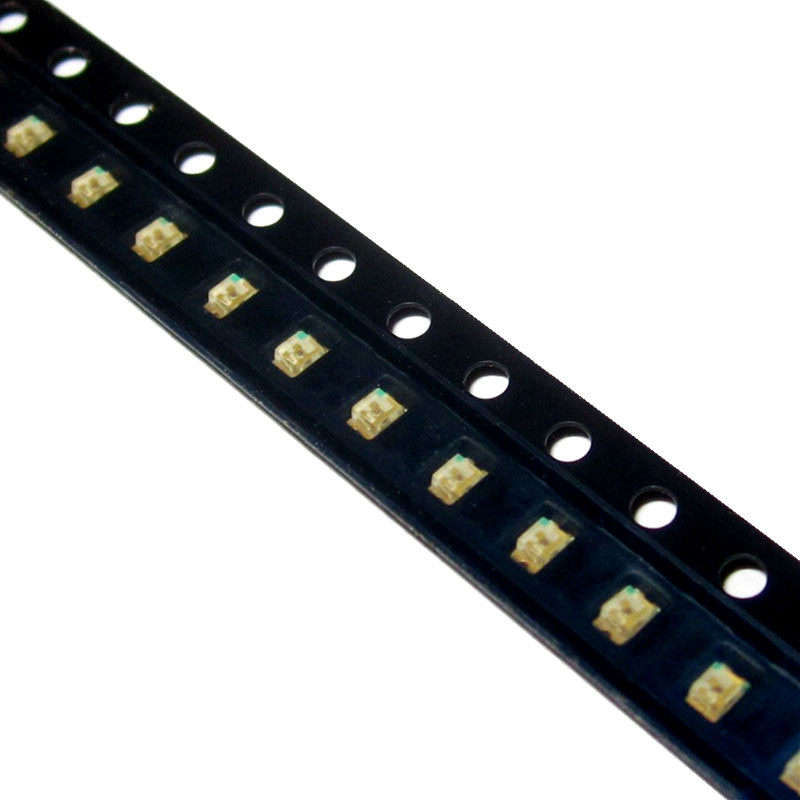 云辉0805led元件红绿蓝白五色50只贴片发光二极管二极管