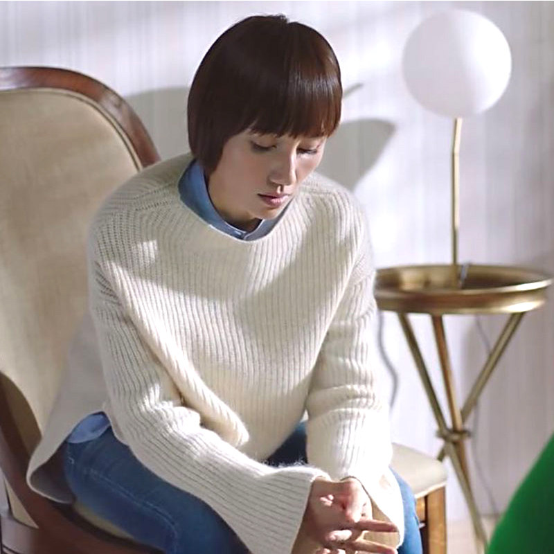 我的前半生唐晶袁泉同款针织衫2017韩版宽松套