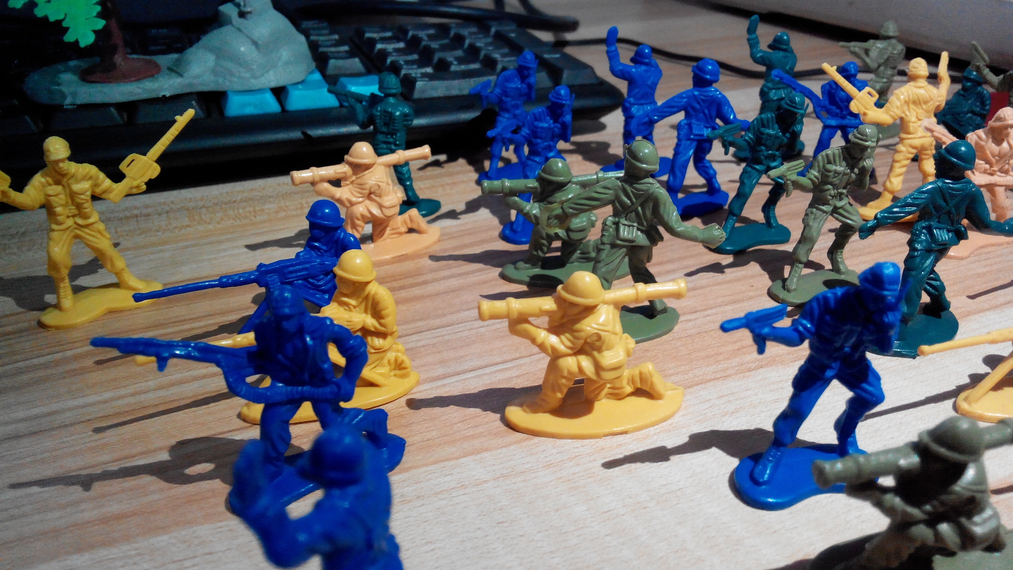 模型二战军事兵人静态玩偶小人作战部队陆军兵人专区