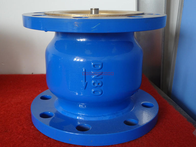 止回阀法兰消声hc41x-16q单向阀静音逆止阀球止回阀