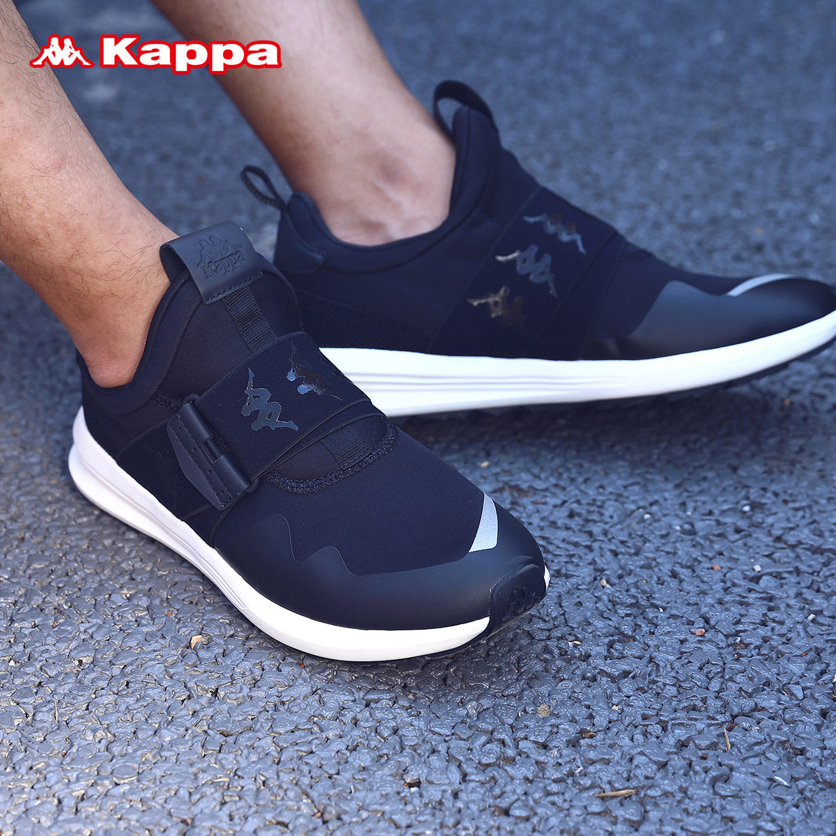 kappa男运动鞋 卡帕休闲复古跑步鞋 |k0655mm88