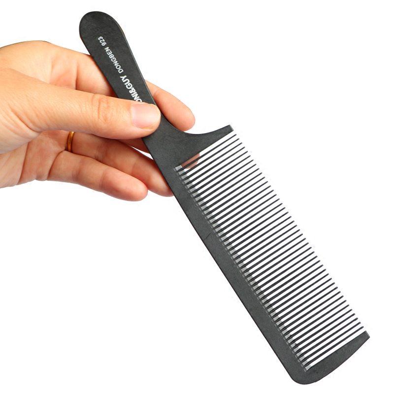 专业理发梳子碳钢0611硬梳密齿男士加宽加长梳子