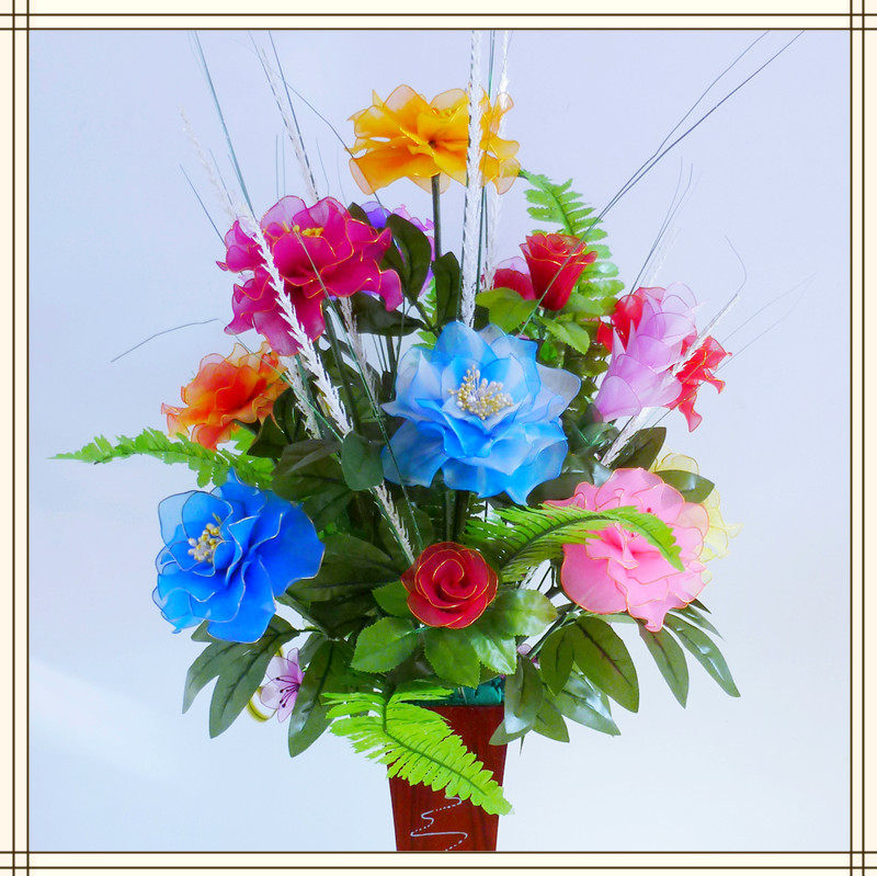 材料牡丹包邮丝网花材丝袜15朵包新手新手套餐其他