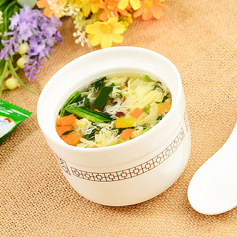 绿陌纤寻楚小妞:新美香肯德基蛋花汤芙蓉鲜蔬汤速溶冲泡即食速食汤料