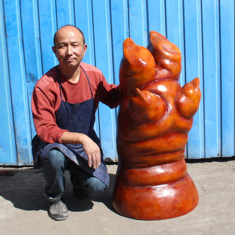 猪蹄模型厂家直销仿真食品假菜定制样品卤味仿真水果