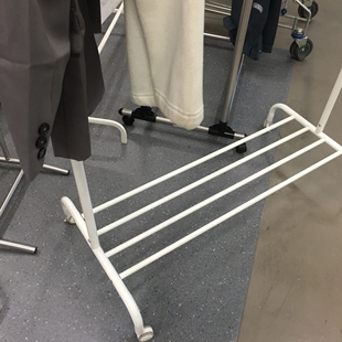 ikea宜家单杆晾衣架 落地伸缩晾衣杆 晒衣架 置地/升降晾晒衣架