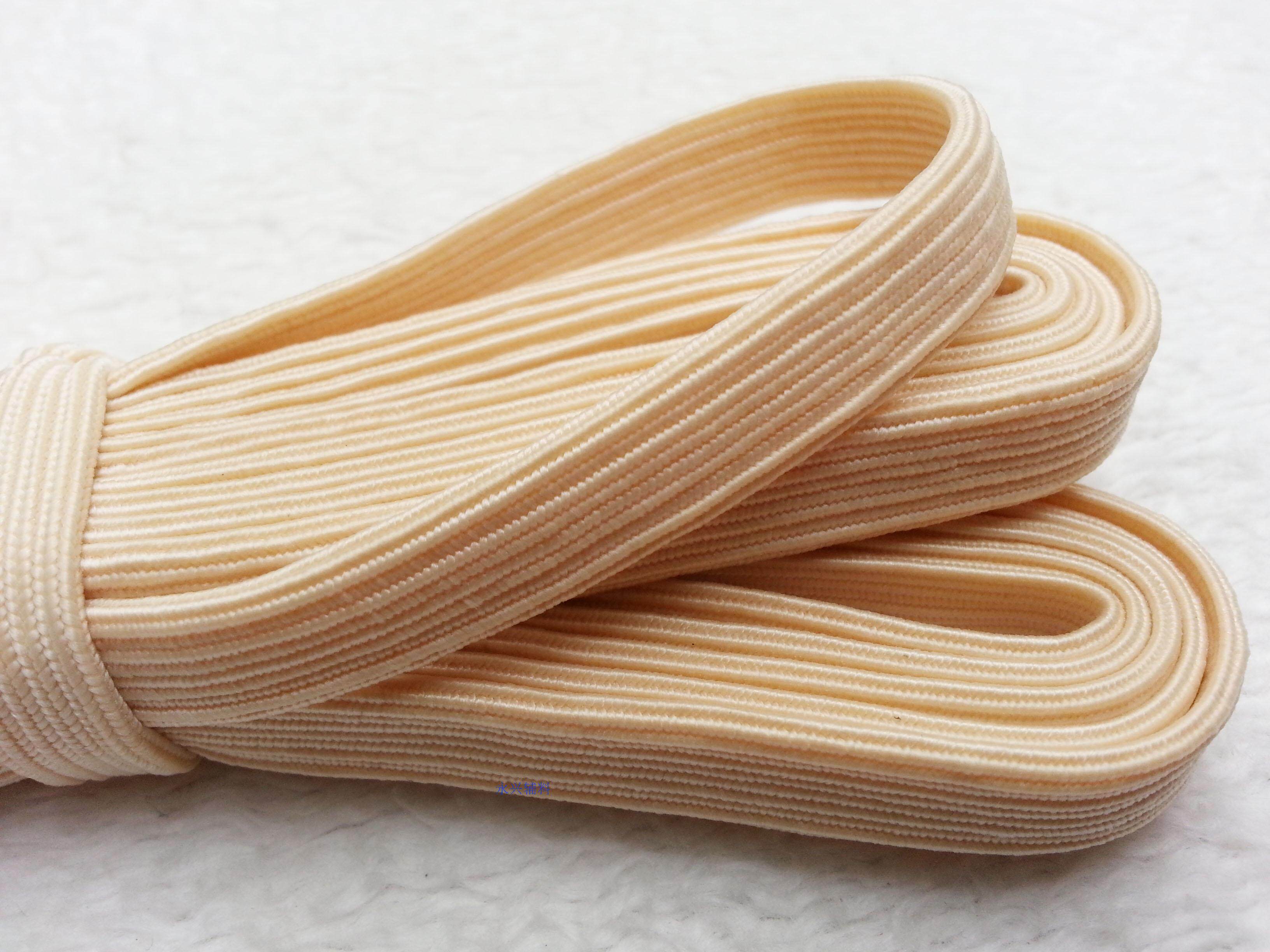 手工服装辅料进口乳胶胶丝松紧带优质橡筋橡皮筋1cm松紧带