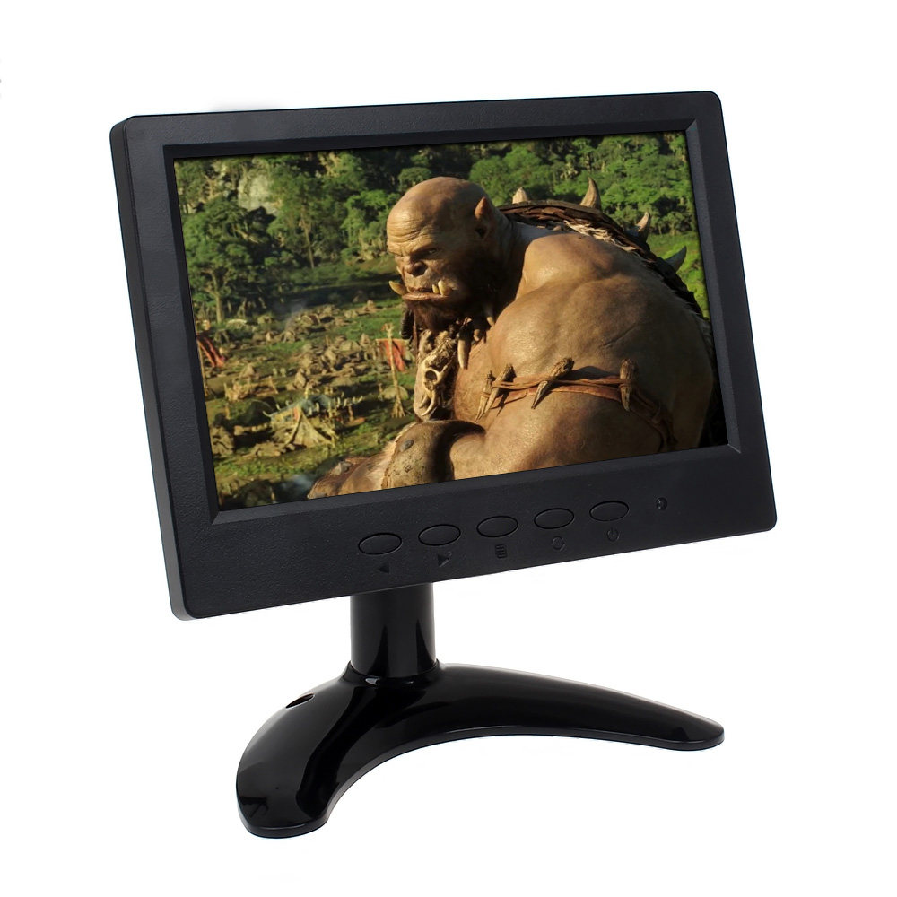 高清微型监视器车载8寸显示器hdmivgabnc倒车车用显示器