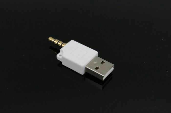 usb音频插头蓝牙耳机充电mp3数据转换35mm接口转接头