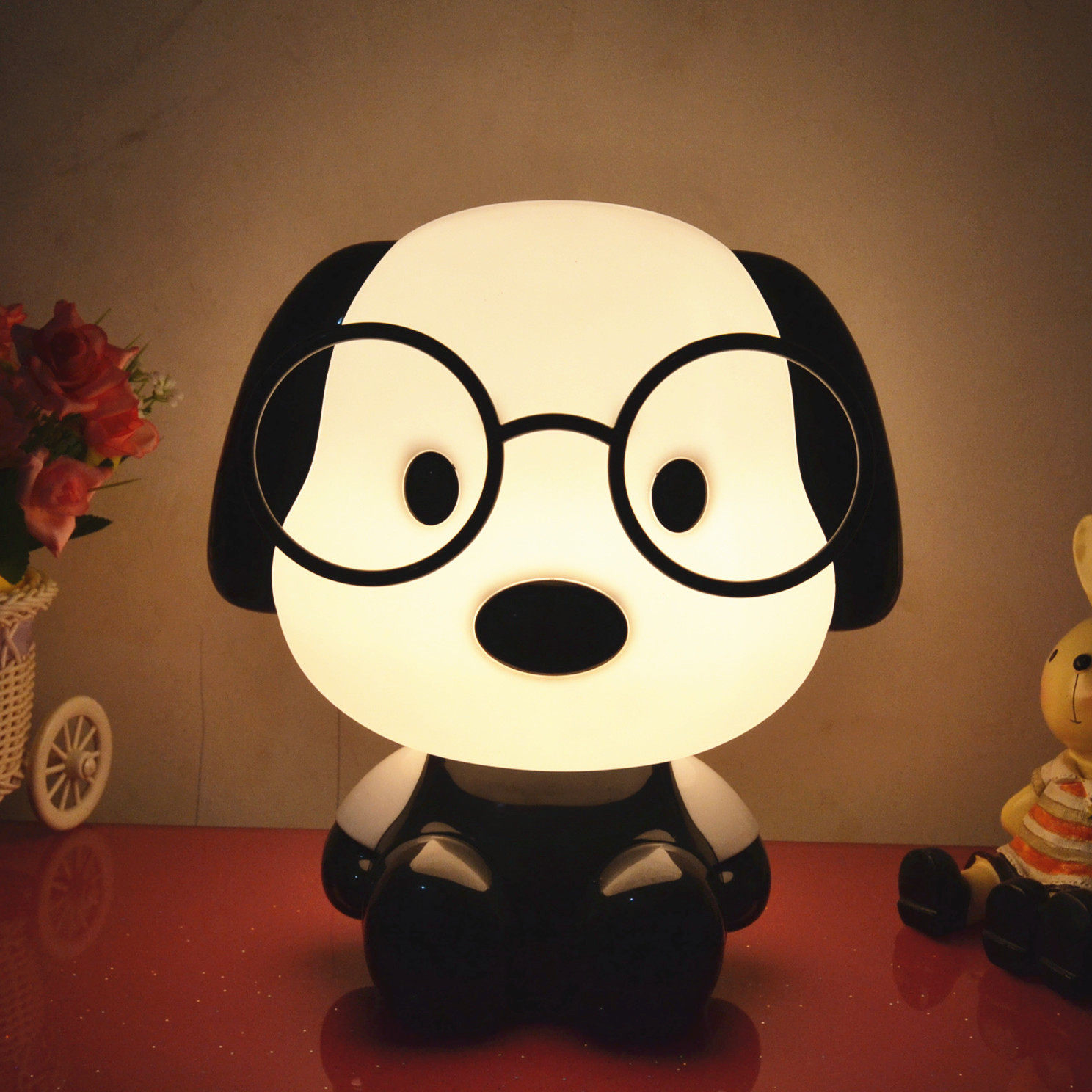 台灯儿童卡通创意卧室可爱床头头灯房间夜灯小夜灯