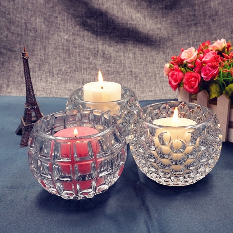 烛台包邮欧式现代创意婚庆酒吧生日圆柱形玻璃烛台