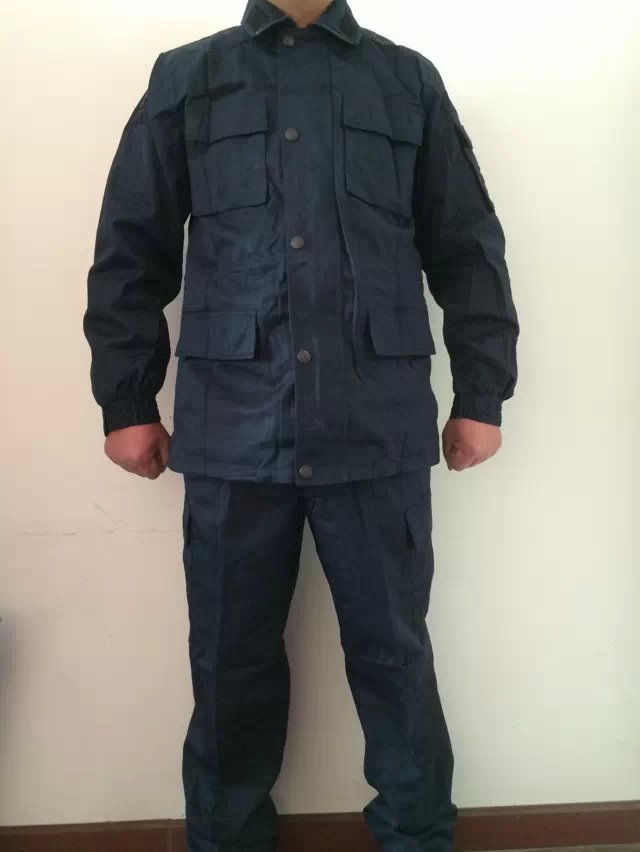 【拥君】库存正品藏青冬工作服/防水防油耐磨/加厚冬做讯服