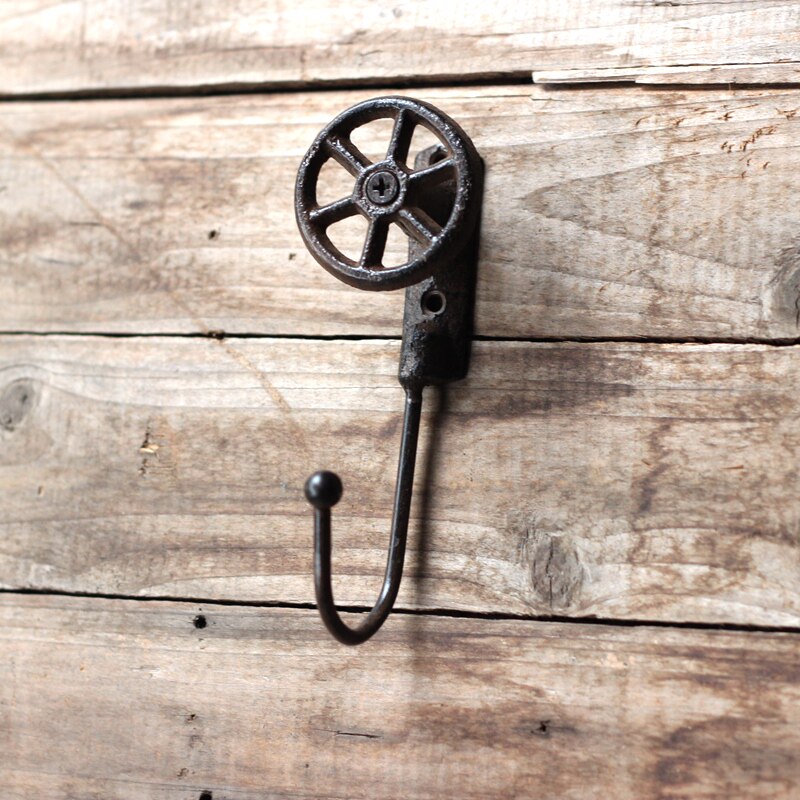 loft工业复古风格铸铁铁艺挂钩衣帽壁饰试衣装饰挂钩