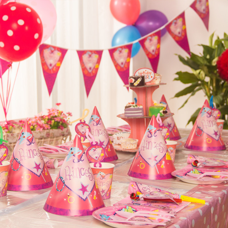 宝宝周岁派对用品儿童生日装扮布置party套餐节日装扮用品